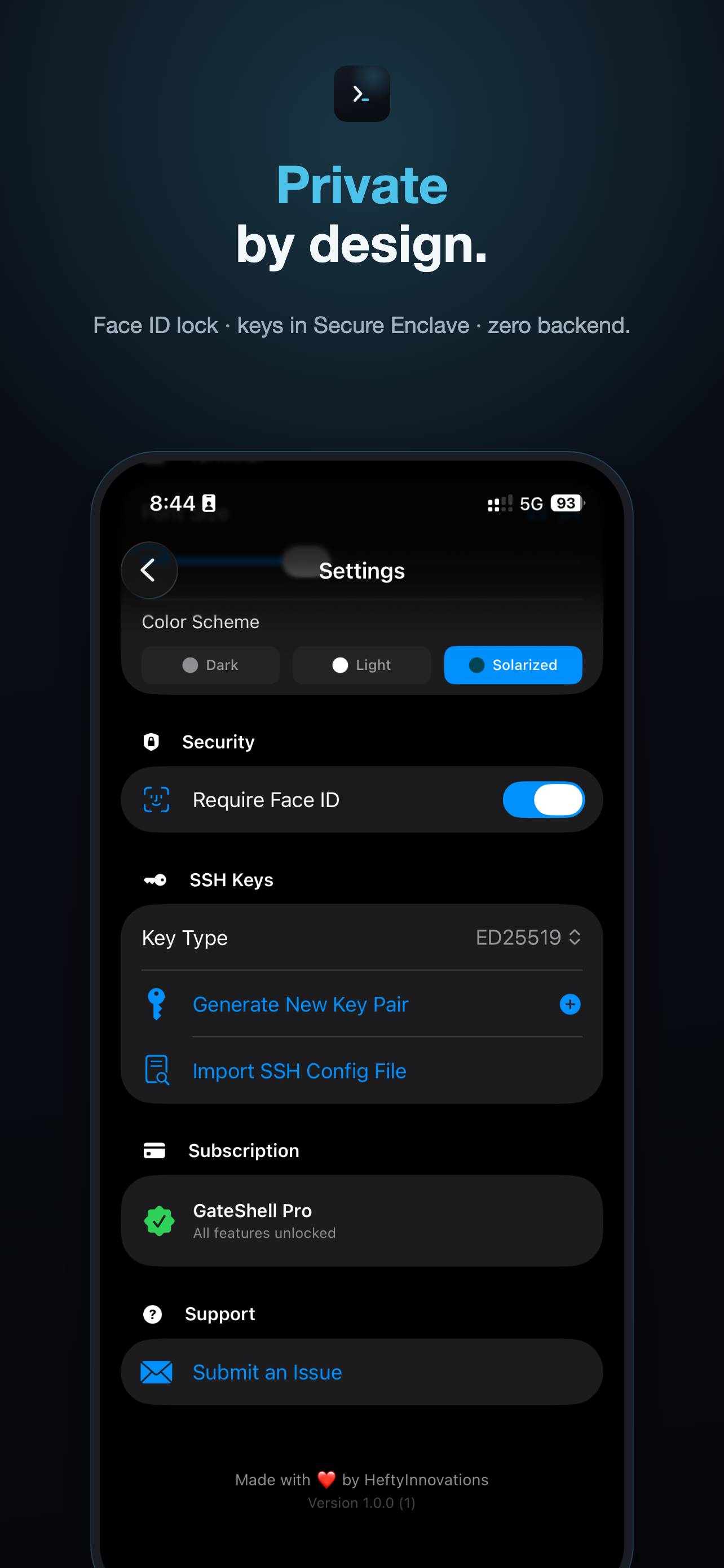 GateShell screenshot 2