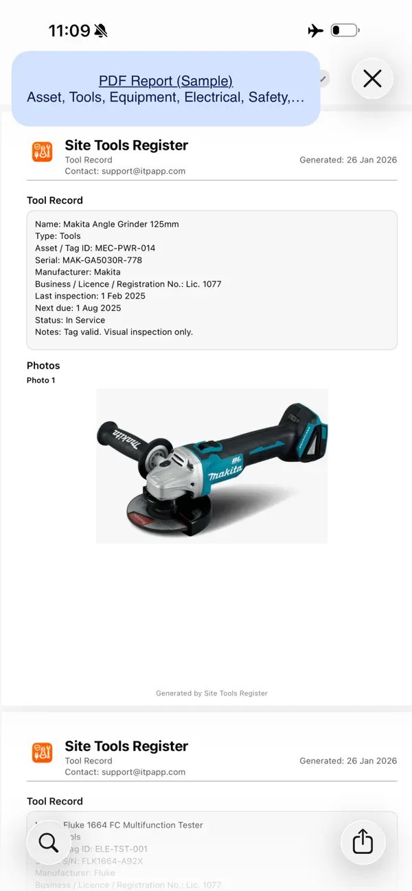 Screenshot #2 pour Site Tools Register