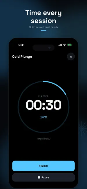 Cold Plunge & Ice Bath Tracker screenshot 2