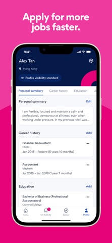 Jobsdb: Jobs & Part-time Work iPhone screenshot 6
