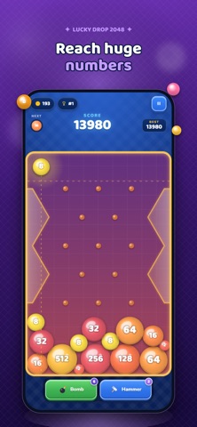 Lucky Drop 2048 Screenshot 3 of 6