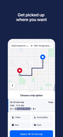 Capital AKcess Paratransit Screenshot 2 of 3