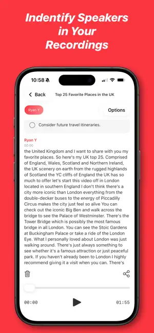 AI Transcription & Notes - RED screenshot 4
