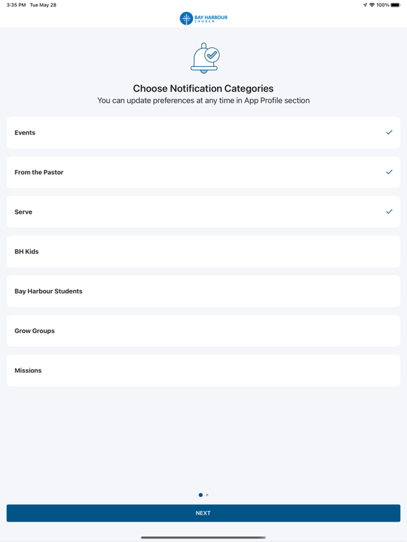 Bay Harbour iPad screenshot 1 - Lifestyle app