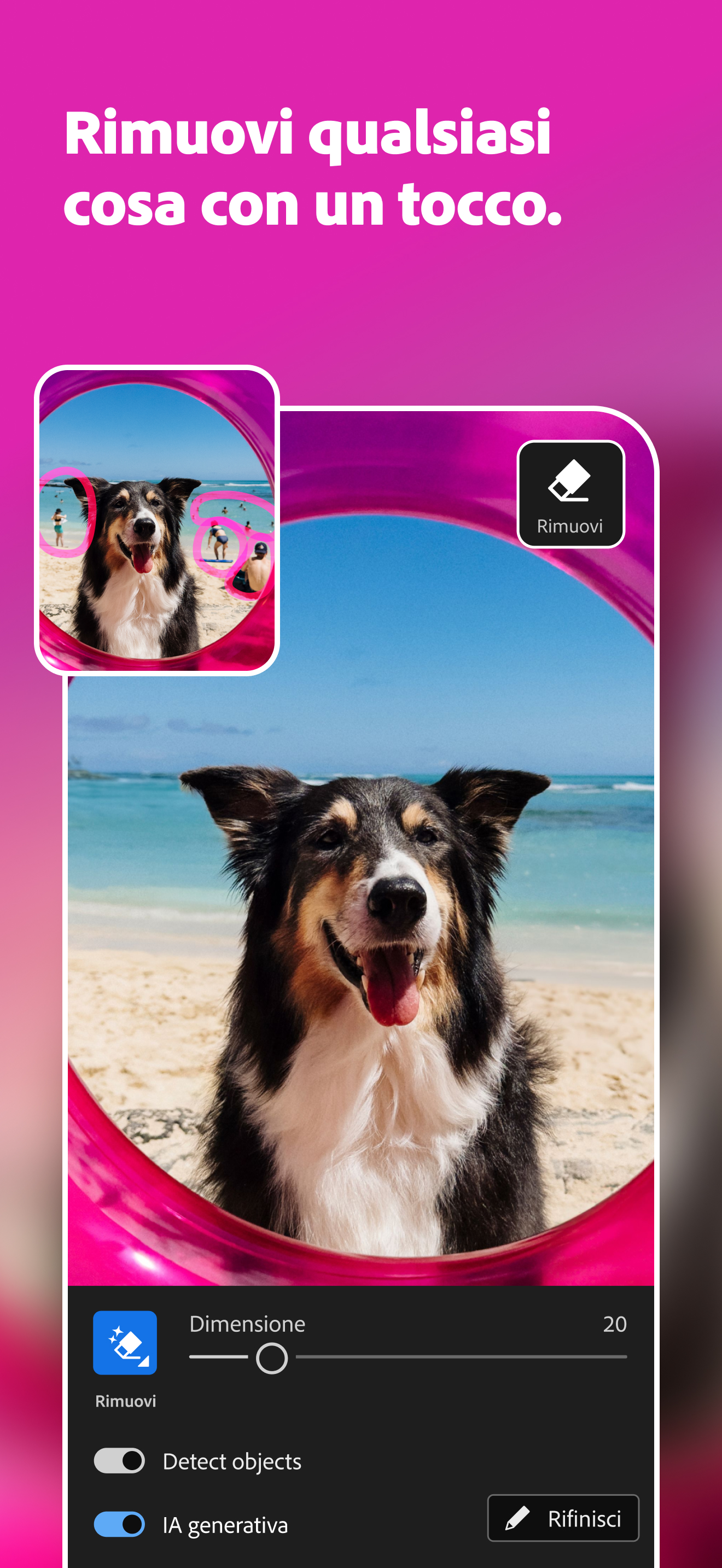Lightroom editor foto ritocco