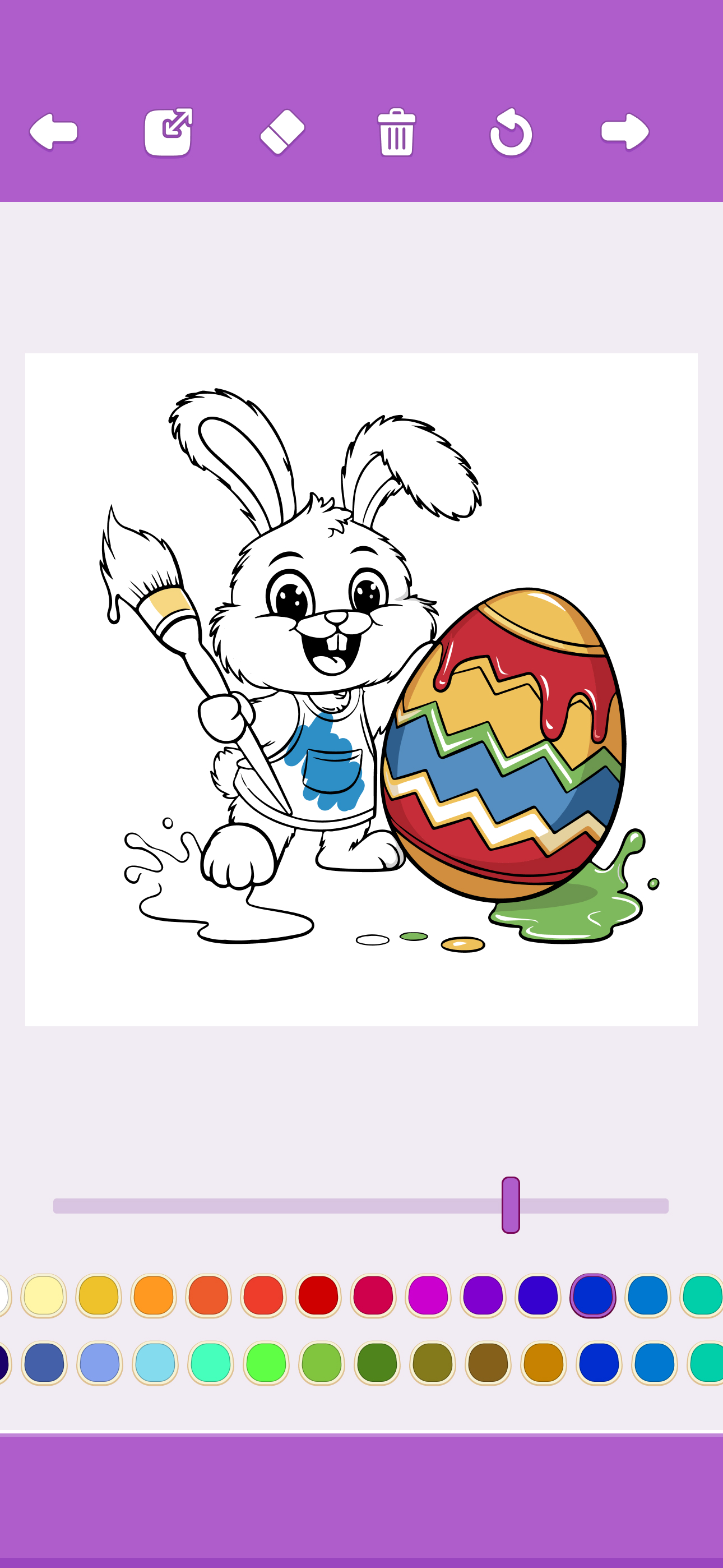 Paint the Easter egg spring screenshot 3
