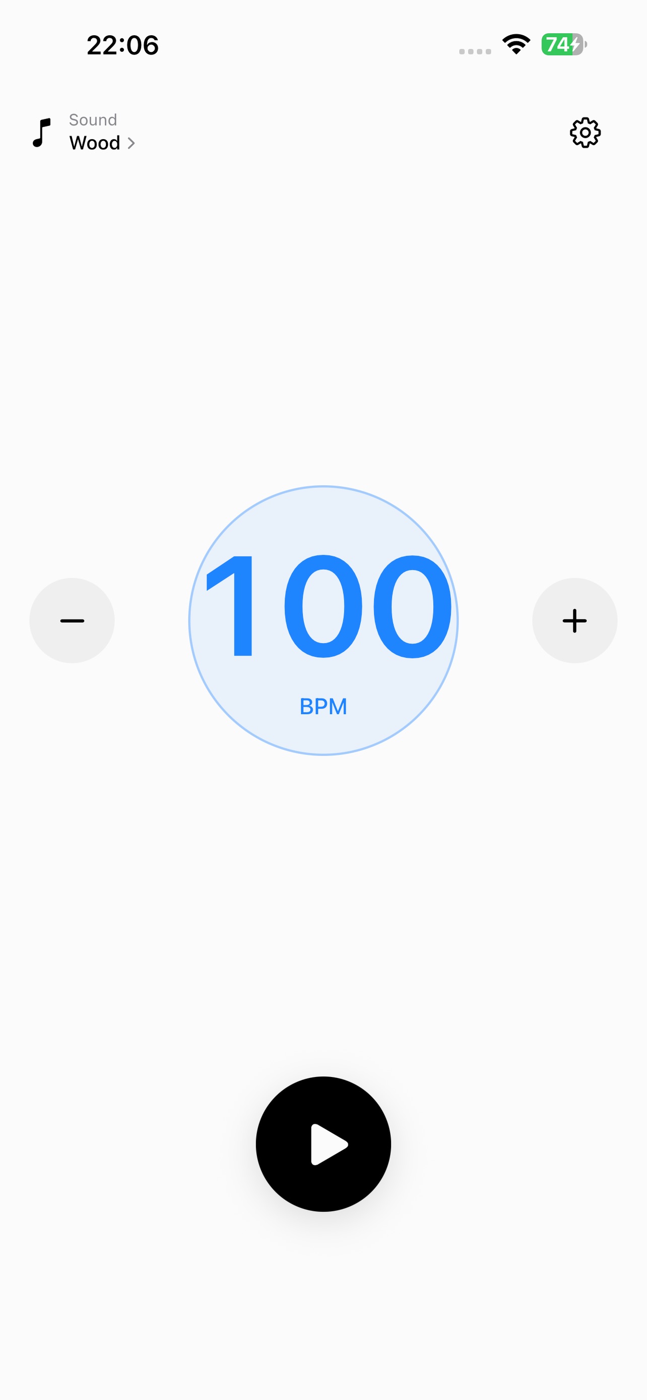 Screenshot 1 of The Simplest Metronome