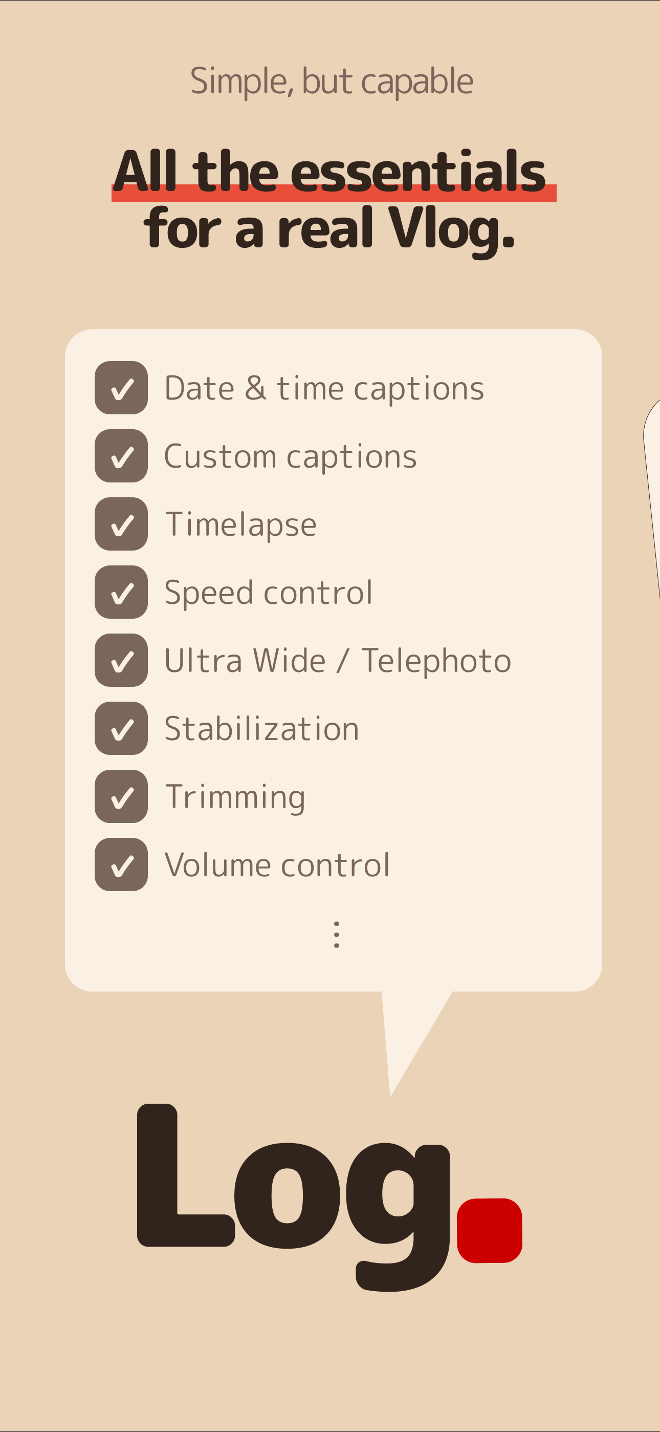 Log - Vlog Camera & Diary
