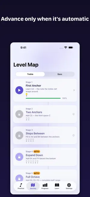 StaffReader: Learn Sheet Music screenshot 3