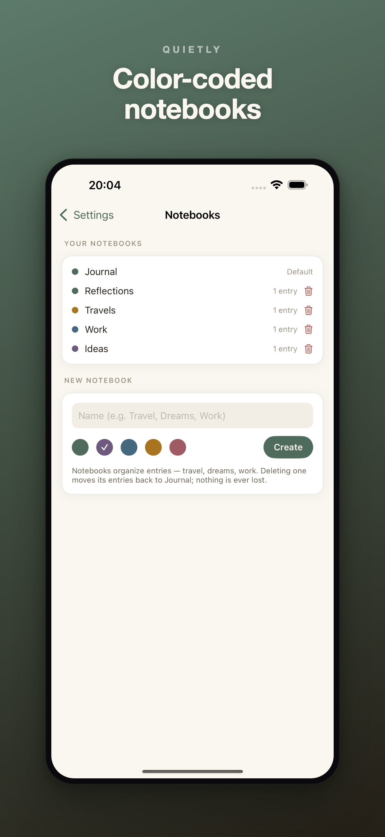 Quietly: Private Journal screenshot 5
