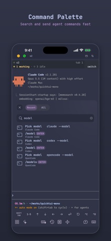 QuickTUI: AI Agent Terminal Screenshot 7 of 10