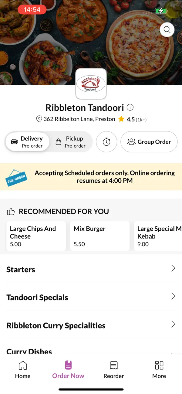 Screenshot #2 pour Ribbleton Tandoori.