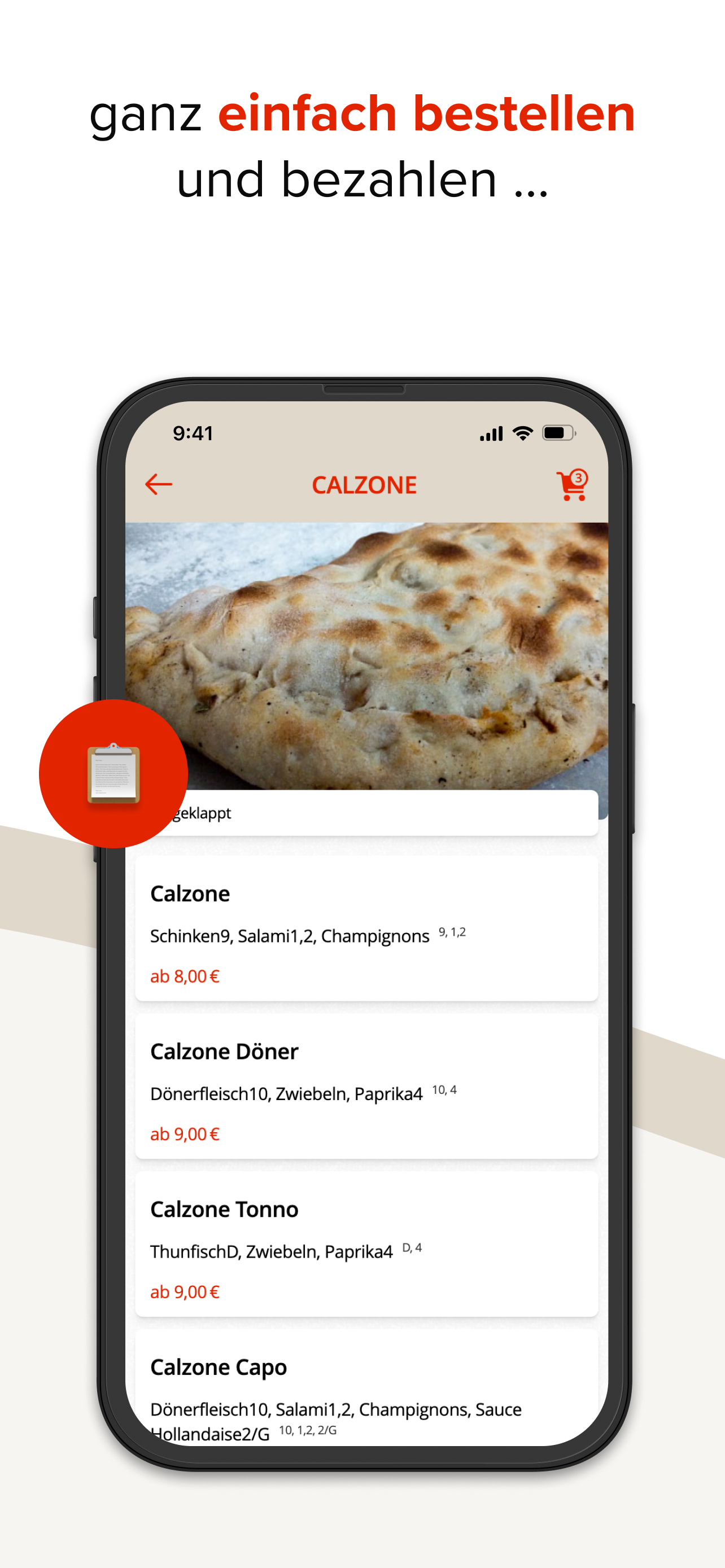 Calzone Pizzeria Coesfeld