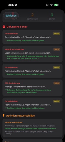 KI Bewerbung Screenshot 8 of 10