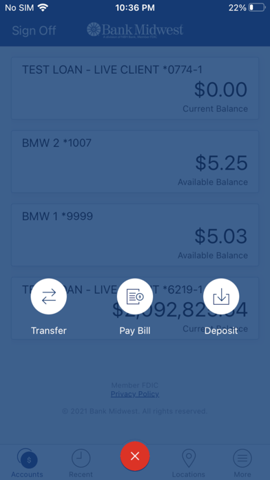 Bankmw Business Mobile Screenshot