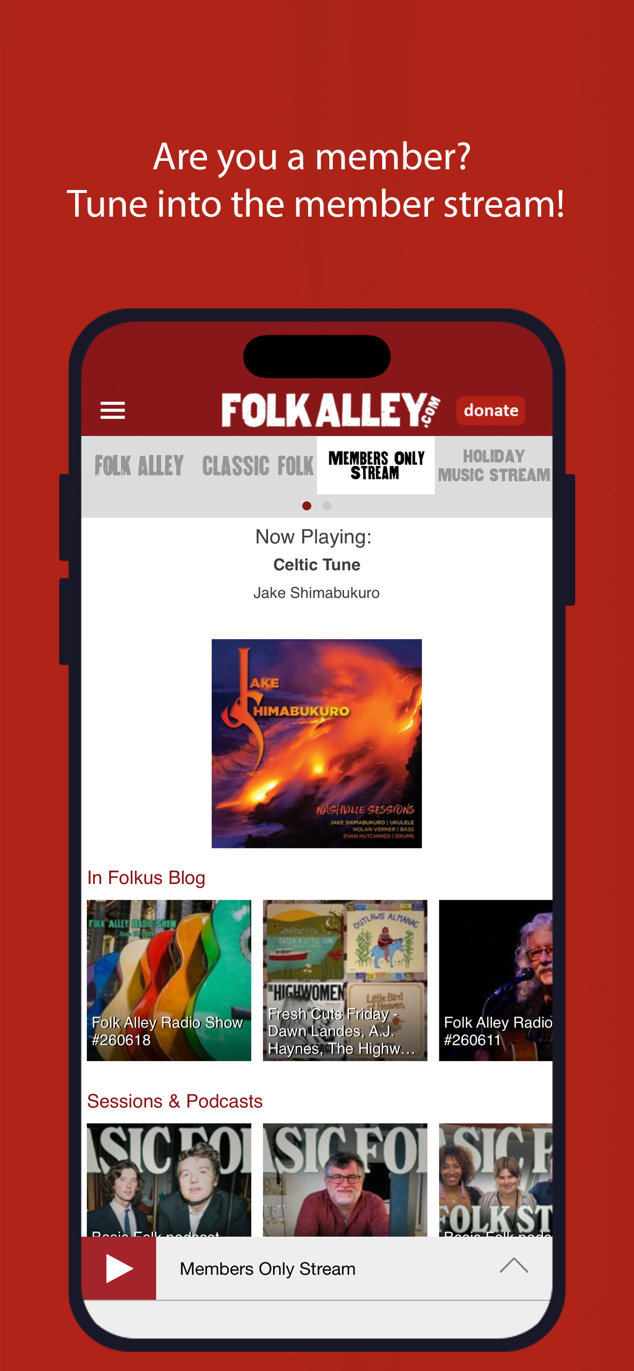 Folk Alley Player