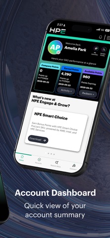 HPE Engage and Grow screenshot