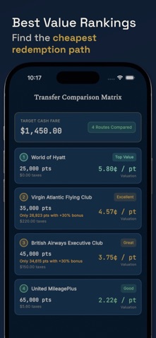 Pointsuno: Points & Miles Math Screenshot 4 of 6