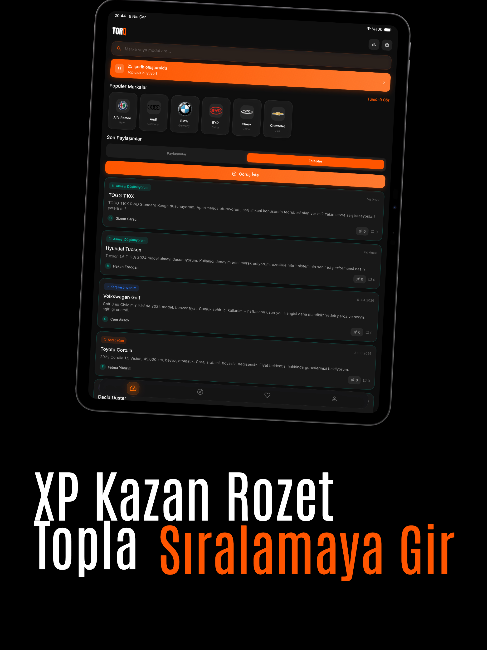 TORQ - Araç Yorumları