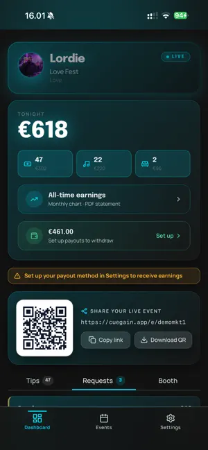CueGain screenshot 1