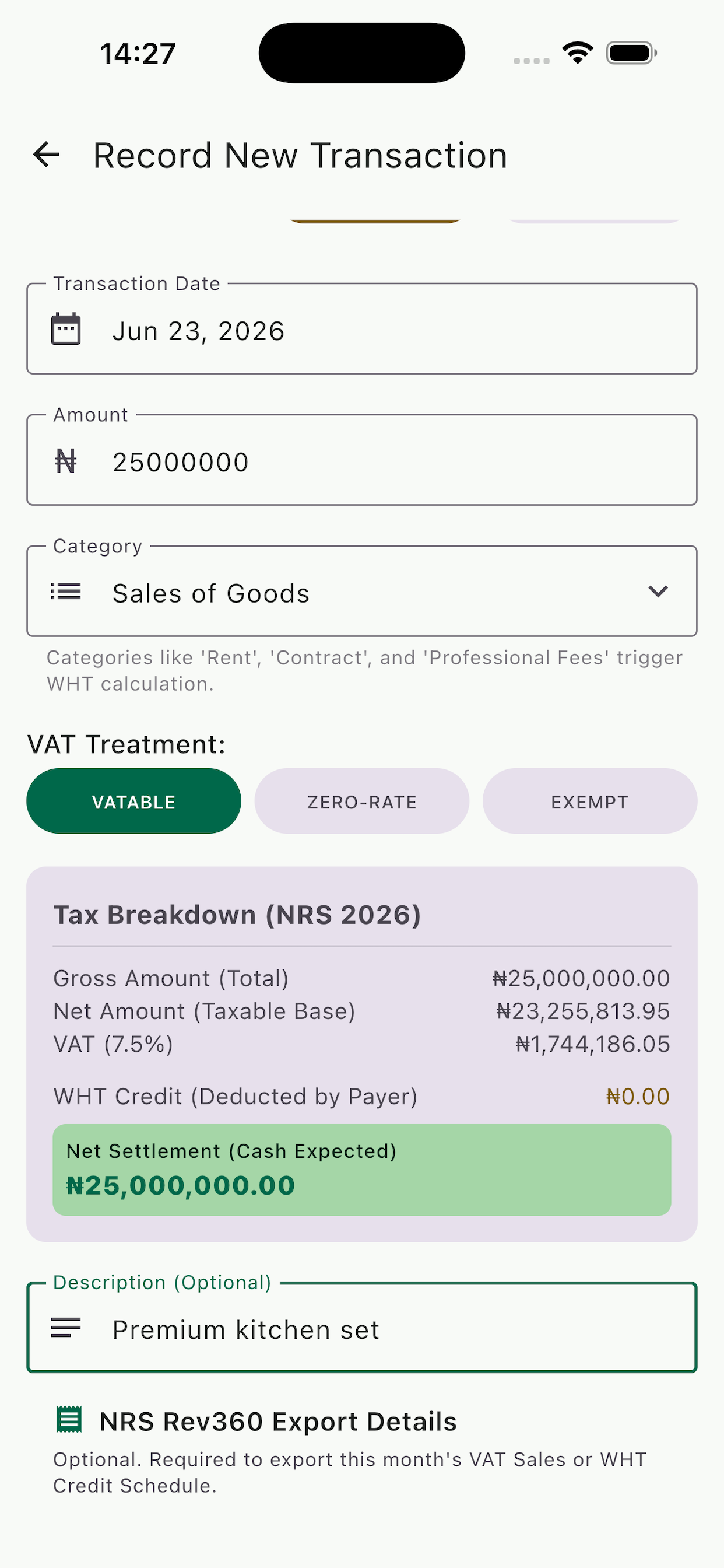 TaxMateNG screenshot 2