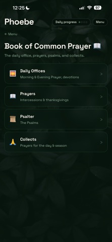 Phoebe: Daily Prayer screenshot