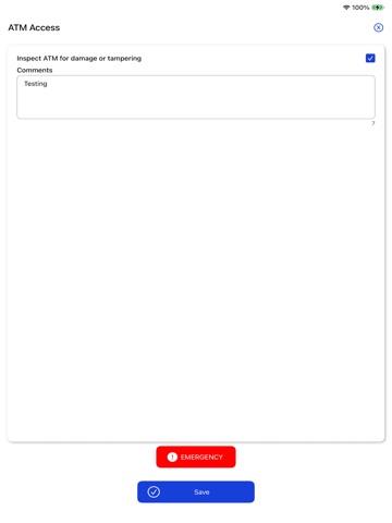 SafeBanker iPad screenshot