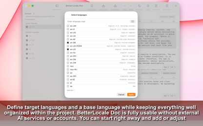 BetterLocale Doc screenshot 2