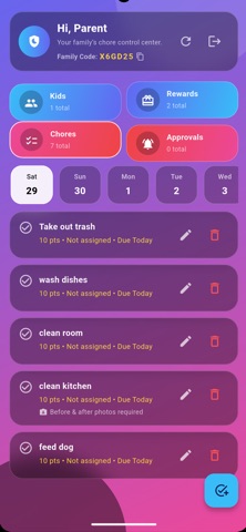 ChoreBlox Screenshot 1 of 2