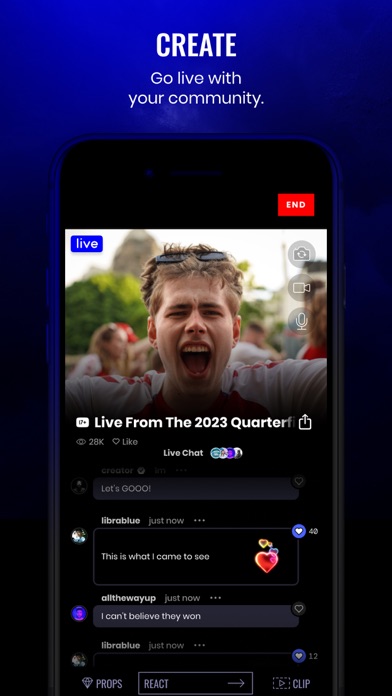 Caffeine TV: Watch Live Sports Screenshot