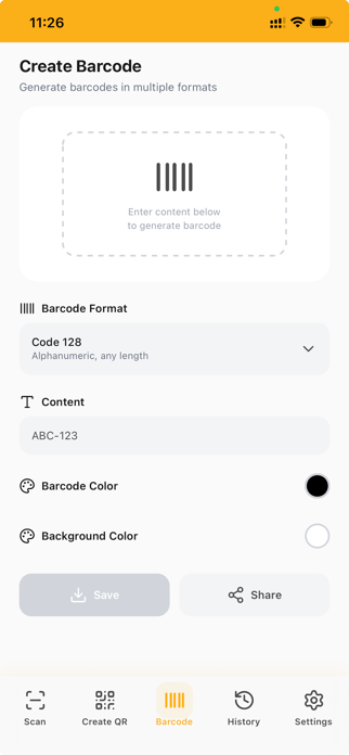 QR Code & Barcode Tools Screenshot 3 of 4