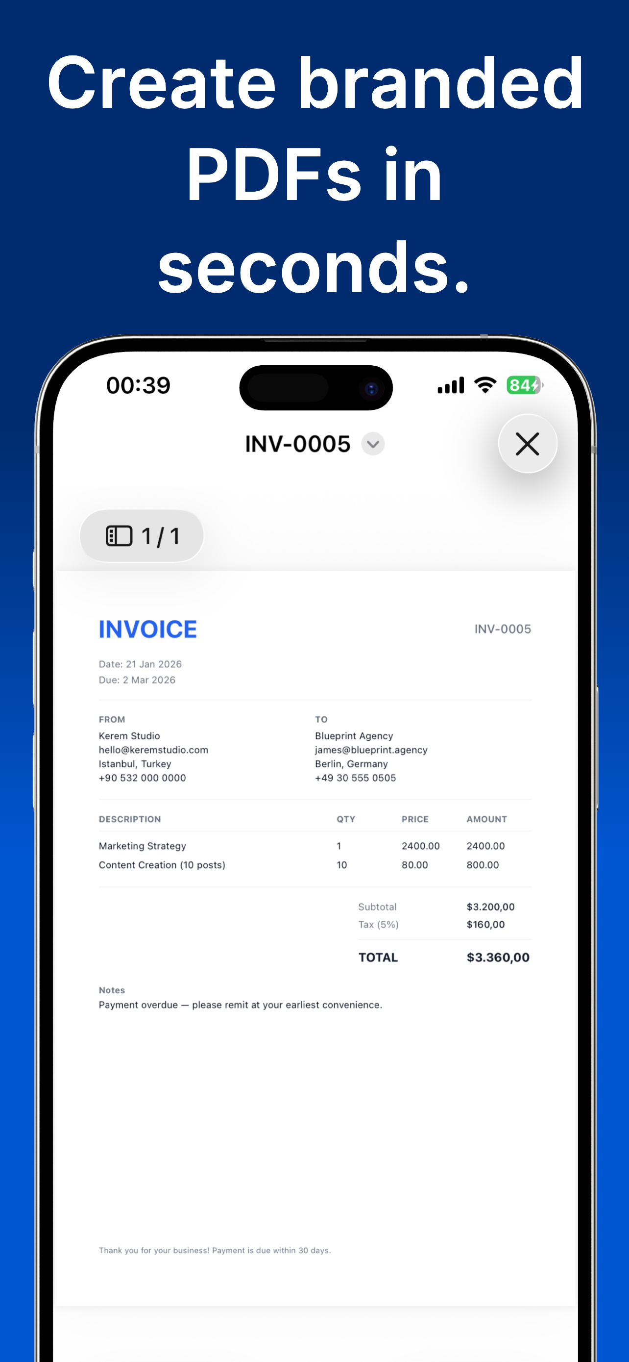 Invoy - Invoice Maker screenshot 3
