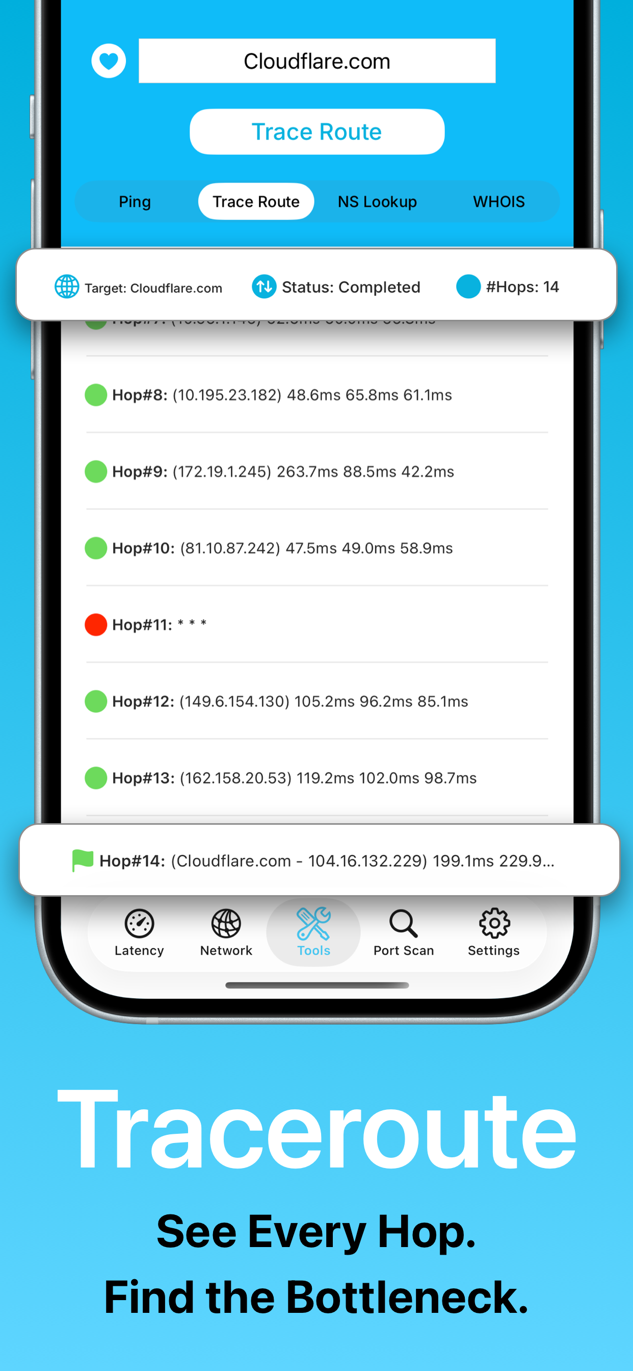 Pingers - Ping & Latency Check screenshot 8