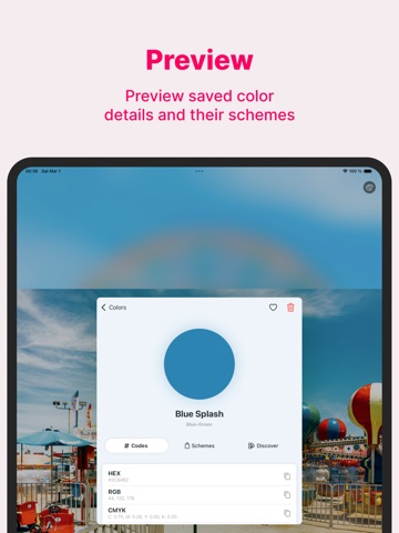 Color Picker: RGB HEX Codes iPad screenshot