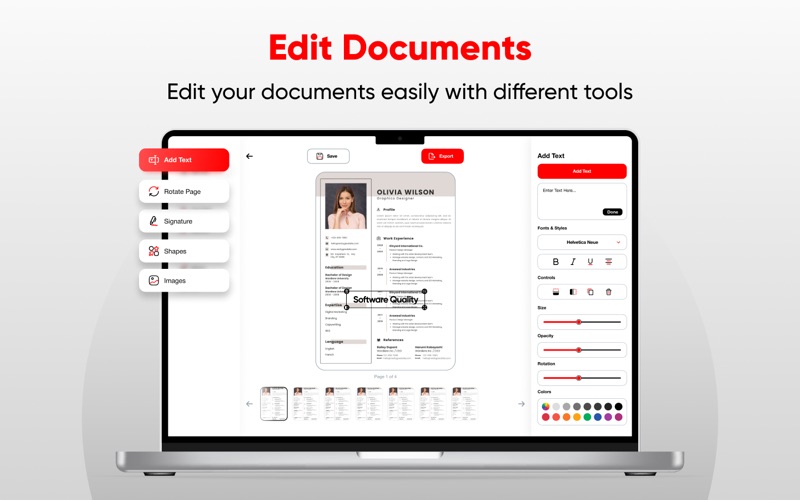 App screenshot