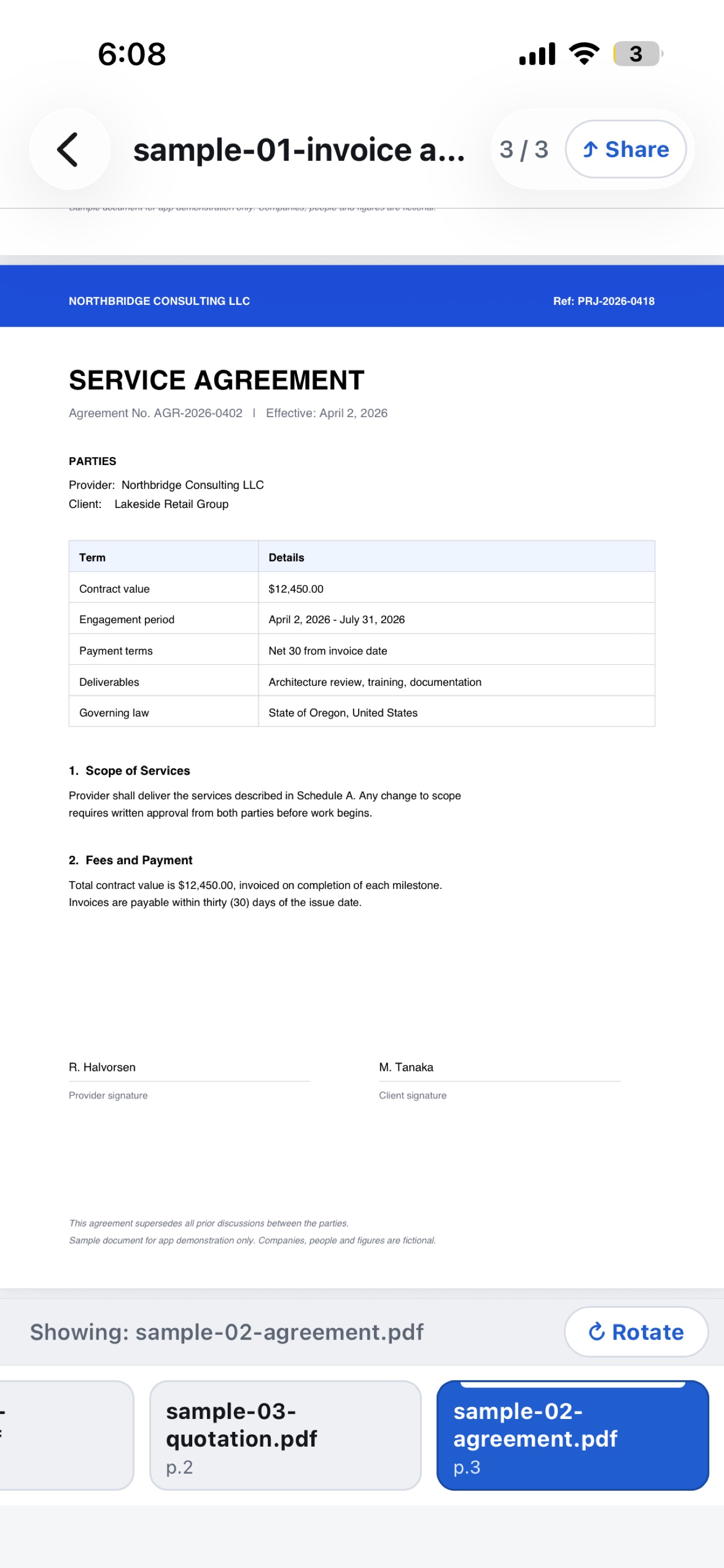 Screenshot 4 of PDF Compare - Merge & Jump