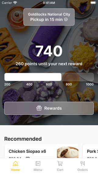 Goldilocks - National City iPhone screenshot 1 - Food & Drink app