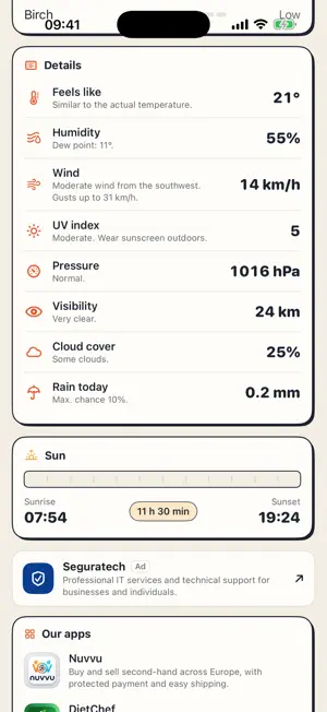 Celaje – Weather & Rain Radar screenshot 4