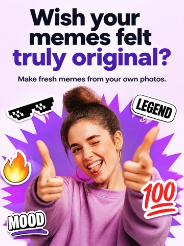 Meme Maker Funny Meme Text ipad screenshot 2