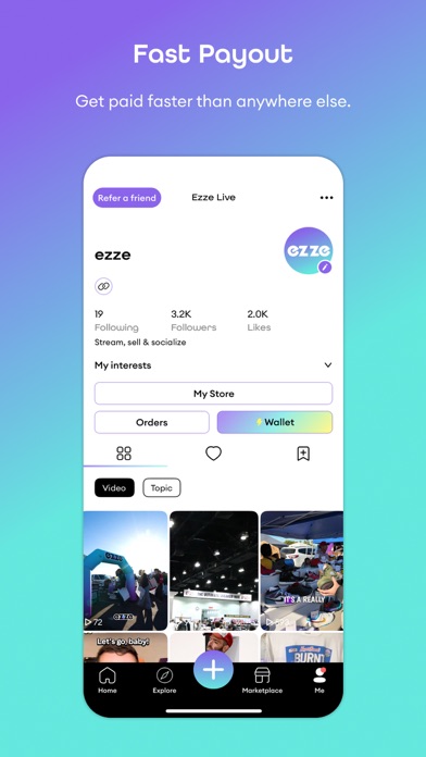 ezze Live | Vintage & Sneakers Screenshot
