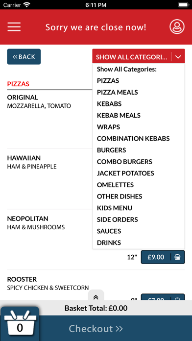 WELLINGTON KEBAB & PIZZA Screenshot