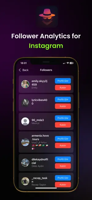 Repostegro - Follower Analysis screenshot 2