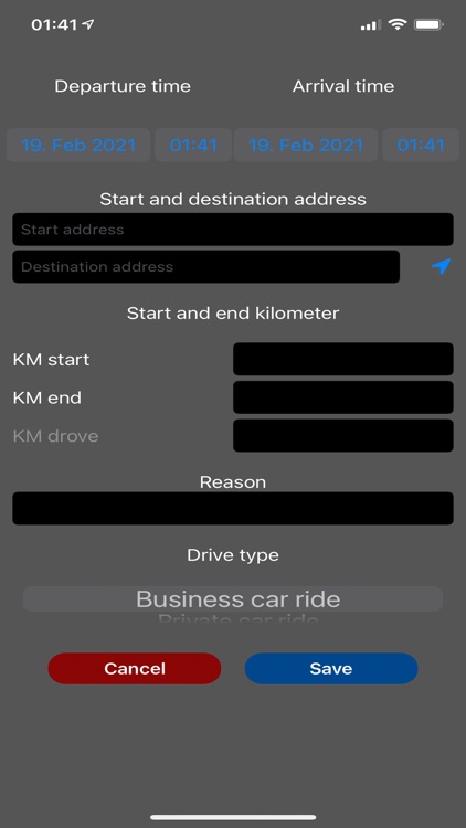 Car Log book App