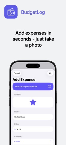 BudgetLog Screenshot 2 of 4