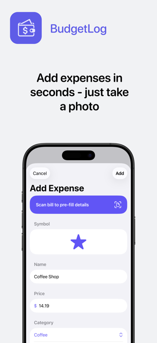 BudgetLog Screenshot 2 of 4