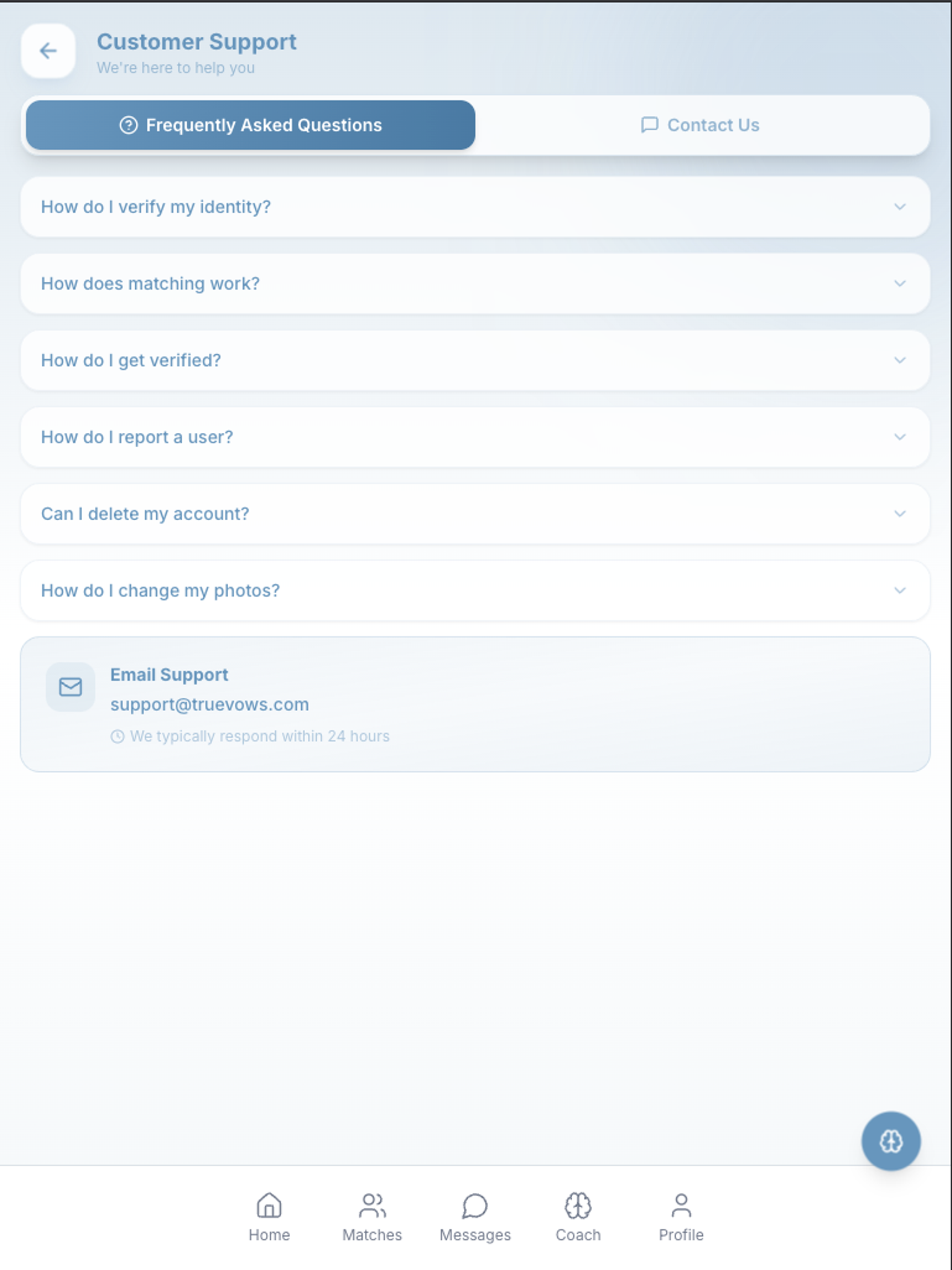 TrueVows App