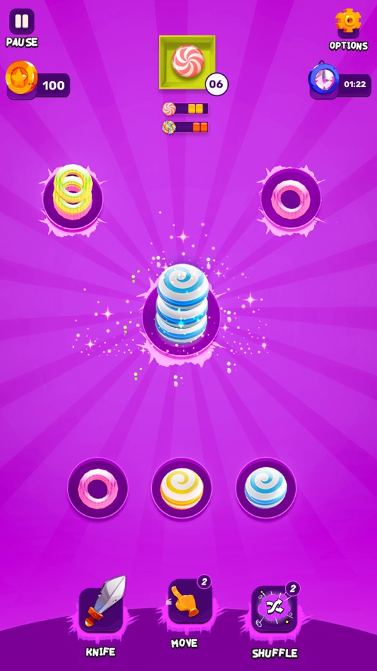 #4. Candy Color Sorting Game 3D (iOS) By: Francolins Studio (SMC-Private) Limited