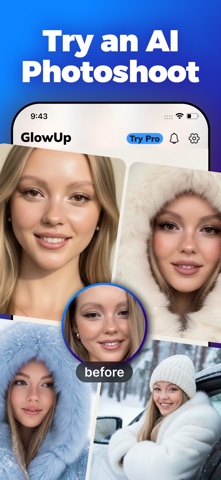 Professional headshot: Glow Up Screenshot 4 of 8