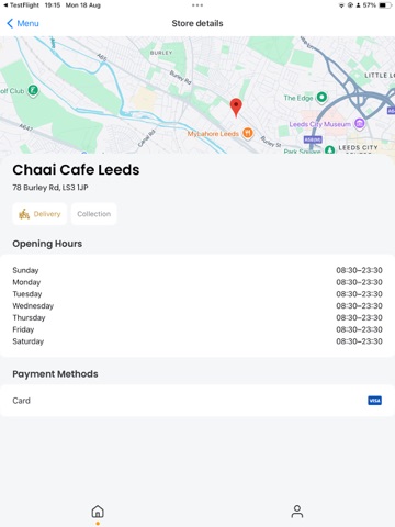 Chaai Cafe - Leeds iPad screenshot