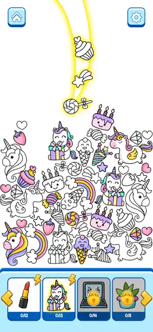 Merge Sticker Playbook Game 2D screenshot 2